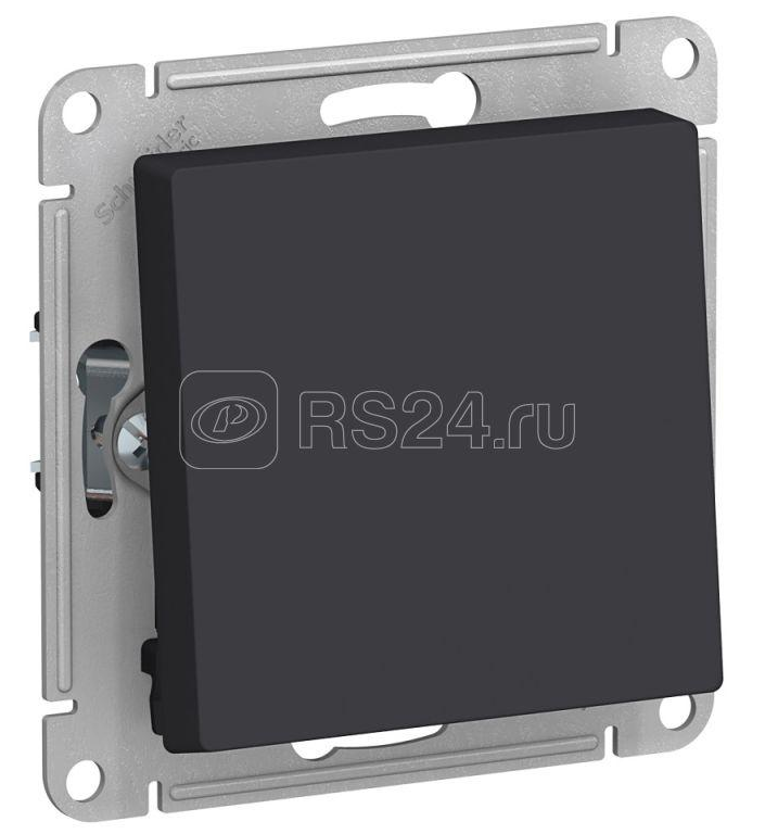 Механизм переключателя проходного СП SYSTEME ELECTRIC Atlas Design 1-кл 10А IP20 карбон