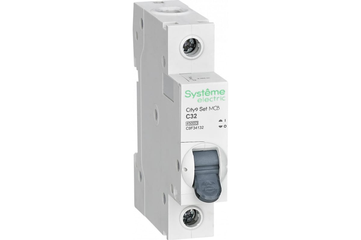 Выключатель автоматический SYSTEME ELECTRIC City9 Set 1п 32А С IP20 4,5кА