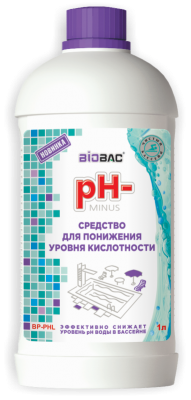 Средство "BIO BAC" РН-ПУЛ МИНУС  жидкость 1л для понижения кислотности