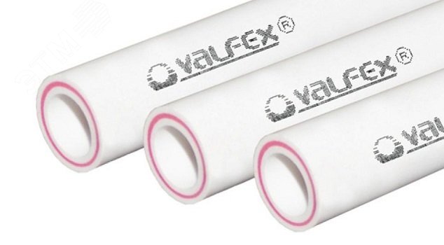 Труба арм.стекловолокном "Valfex" SDR 6 PN25  ф32х5,4 мм 4м БЕЛАЯ