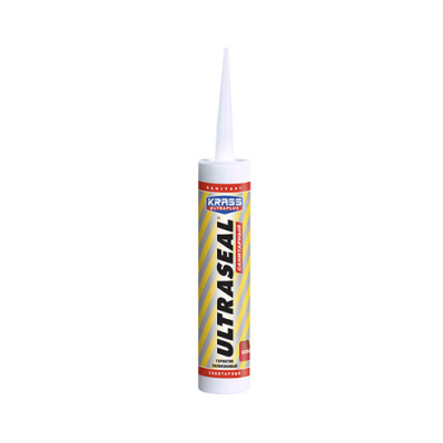 Герметик "Krass"Ultraseal силикон. санитарный бесцвет. 260 мл