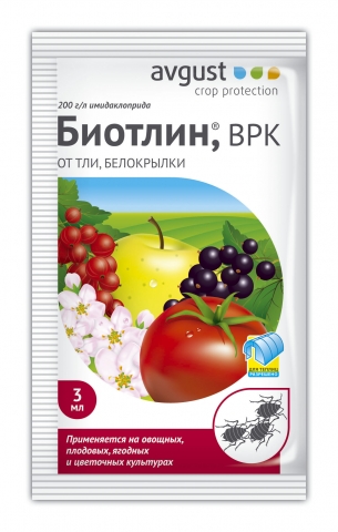 Инсектицид Август Биотлин от тли 3мл (уп 25 шт)