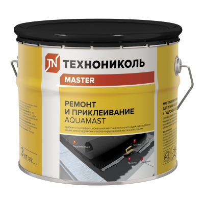 Мастика битумная "Технониколь" AquaMast Ремонт и приклеивание  (3 кг)