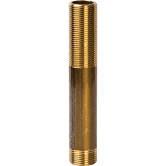 Сгон НР-НР латунный с резьбой, 3/4" х 200, Gappo G1223.05200 (арт. произв.: G1223.05200)