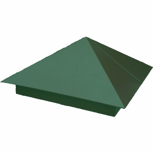 Колпак на столб "Зонт" ( 40*40 см.) Зеленый RAL6005
