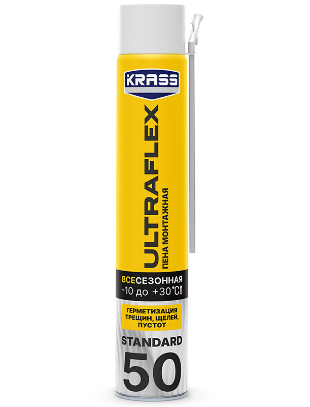 Пена монтажная бытовая "Krass" Ultraflex Standart 525 мл