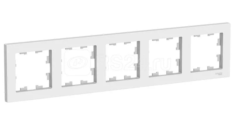 Рамка SYSTEME ELECTRIC Atlas Design 5-м белый