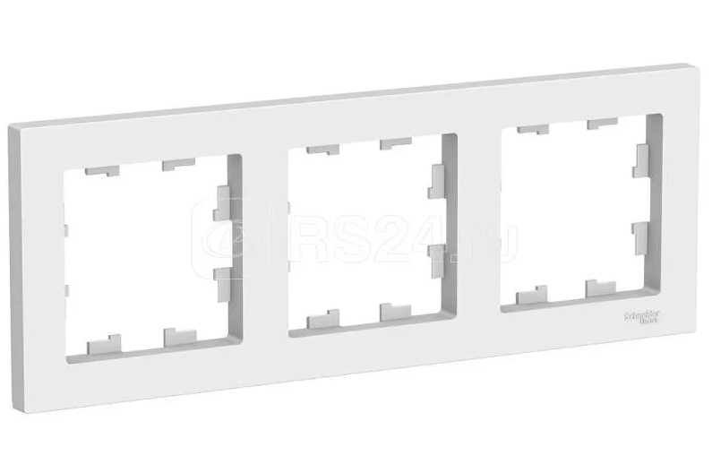 Рамка SYSTEME ELECTRIC Atlas Design 3-м белый