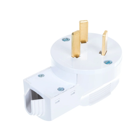 Вилка прямая SYSTEME ELECTRIC Blanca 32А IP20 с/з, пластик, белый