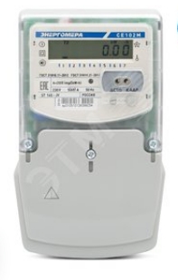 Счетчик эл.энергии ЭНЕРГОММЕРА CE102M S7 145-JV 5(60)А однофазный (101002003010510)