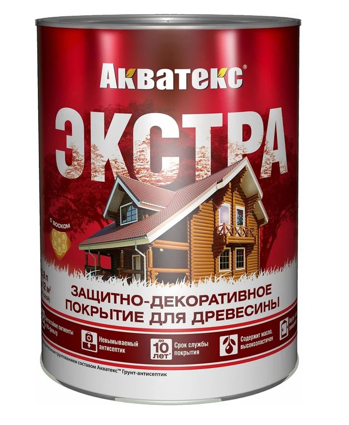 Пропитка "Акватекс" Экстра ваниль 0,8 л