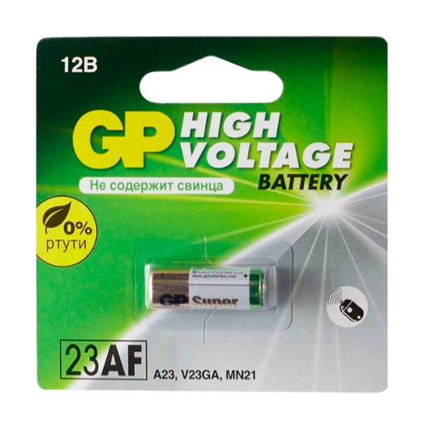 Батарейка GP алкалиновая LR23 V23GA A23 MN21 BL1 12V