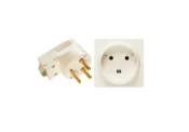 Розетка ОП LEGRAND Quteo 1-м 380В 32А IP20 с/з, вилка + розетка РШ-ВШ, белый