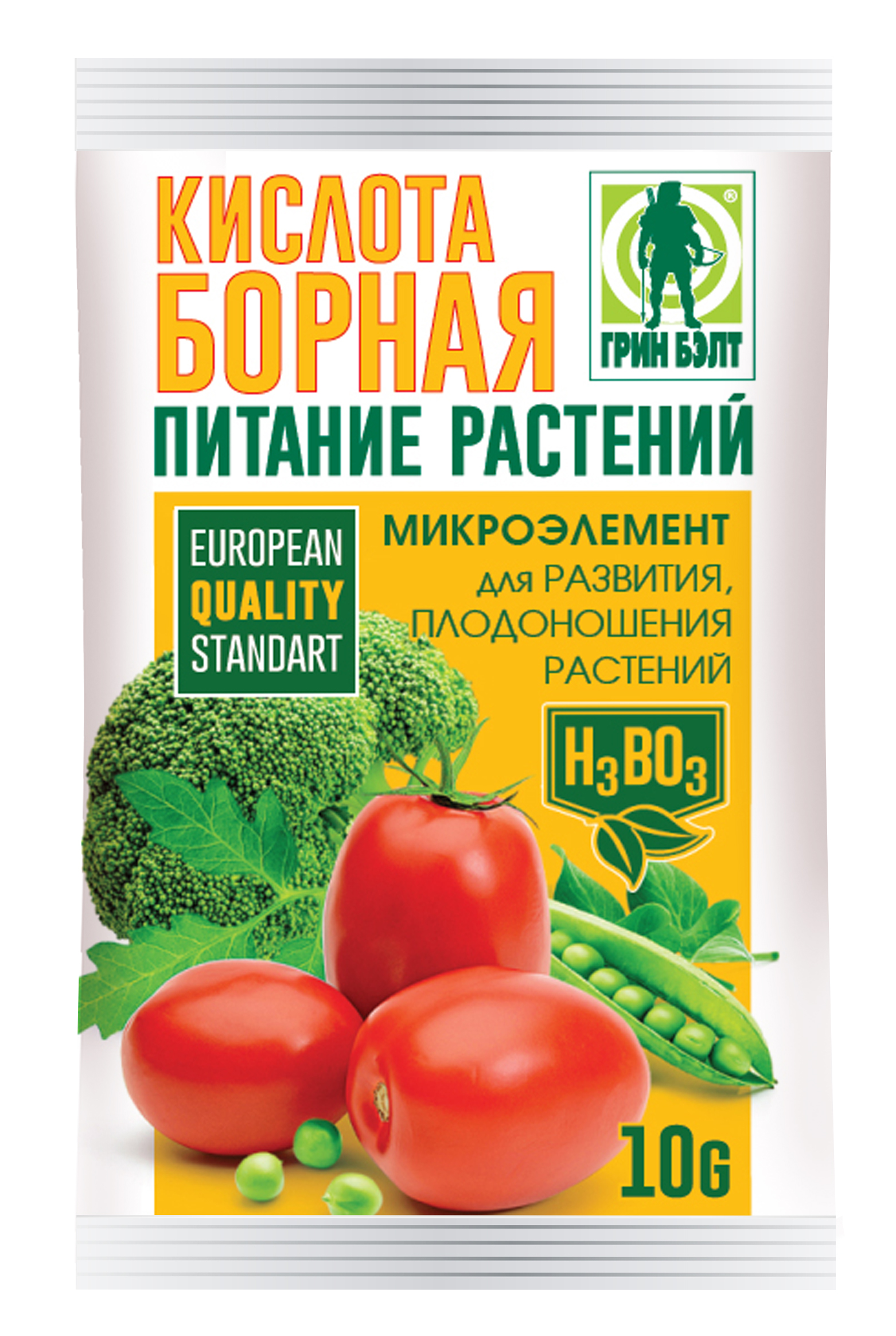 Удобрение сухое минеральное Борная кислота 10г