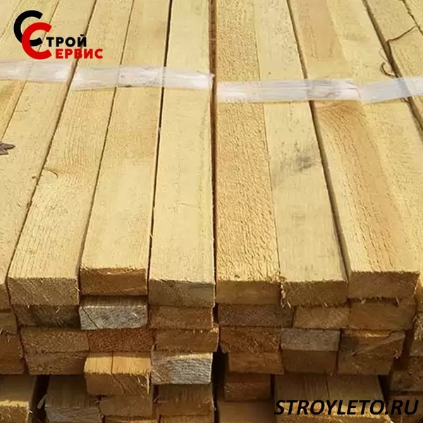 Рейка нестроганая 0,025*0,05*2,0 м (1 куб.м -400 шт) (18 шт/уп)
