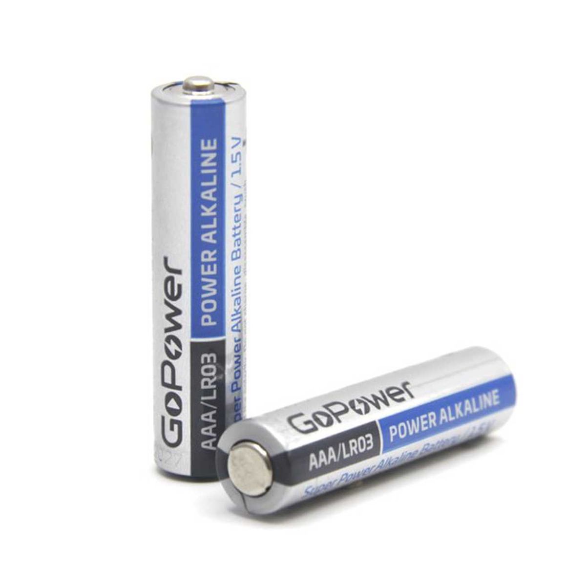 Батарейка GOPOWER алкалиновая LR03 AAA BL2 1.5V 2 шт