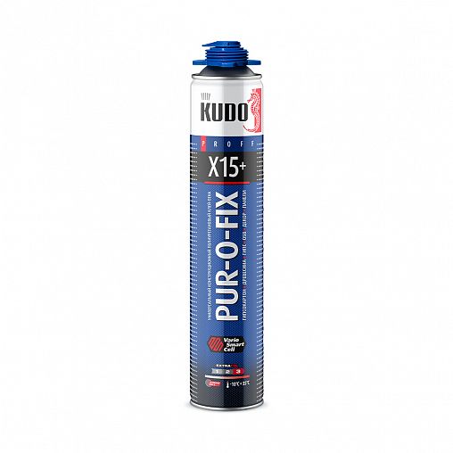 Пена-клей "Kudo" Pur-o-fix x15+ extra fix 1000 мл