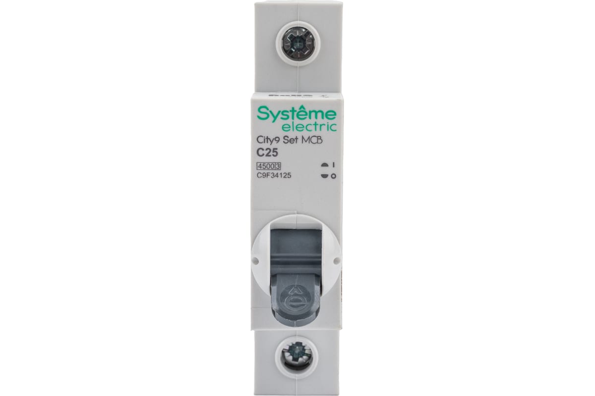 Выключатель автоматический SYSTEME ELECTRIC City9 Set 1п 25А С IP20 4,5кА