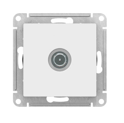 Механизм розетки телевизионной СП SYSTEME ELECTRIC Atlas Design 1-м 1дБ IP20 белый