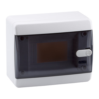 Корпус пластиковый навесной с прозрачной черной дверцей OptiBox P CNK 1 06 IP41 КЭАЗ