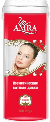 Косметические ватные диски "Aura" 100 шт