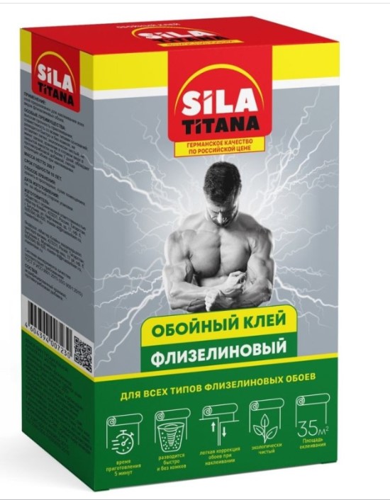 Клей обойный "Sila Titana" флизелиновый 350 гр.