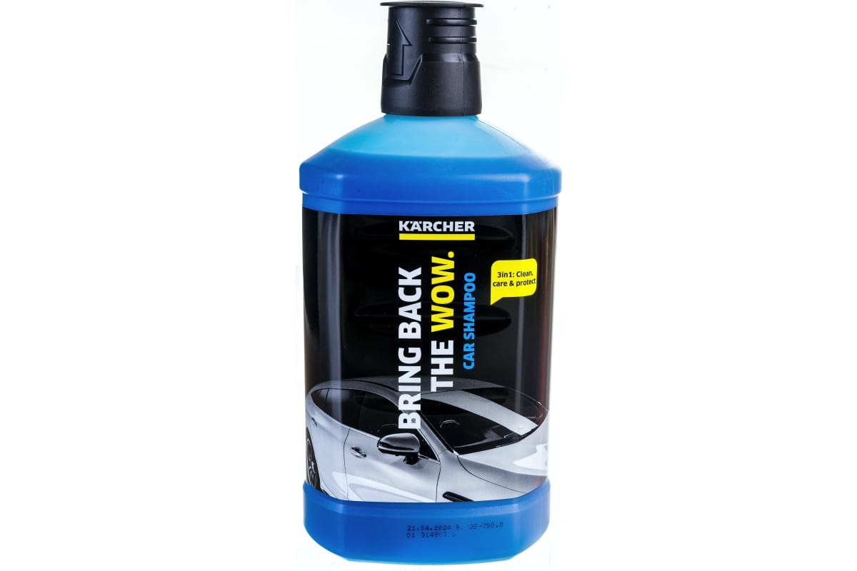 Автошампунь Karcher для бесконтактной мойки 1л 3в1