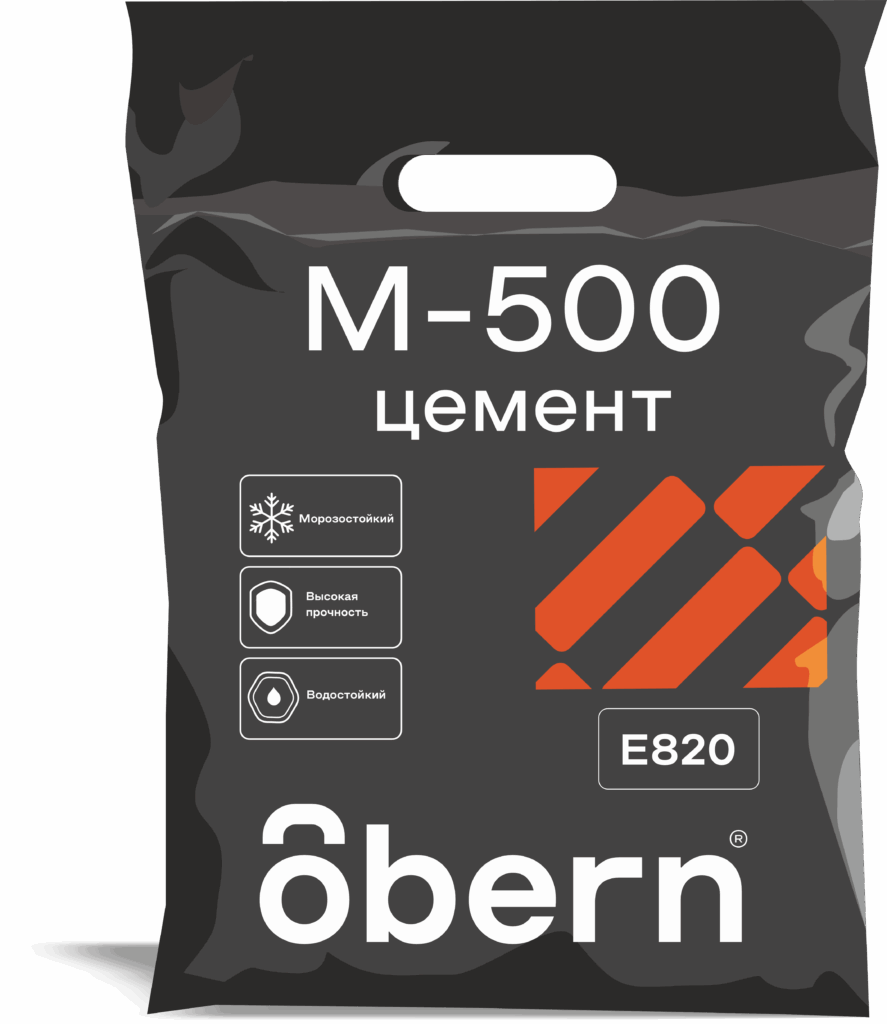 Цемент М-500 БЕЛЫЙ OBERN 3 кг.(9/350)