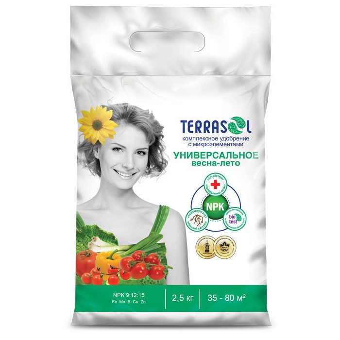 Удобрение универсальное Террасол  Весна-лето 2,5кг