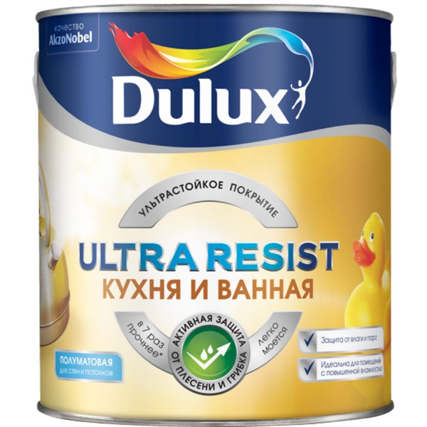 Краска "Dulux" Ultra Resist полуматовая 2.5 л