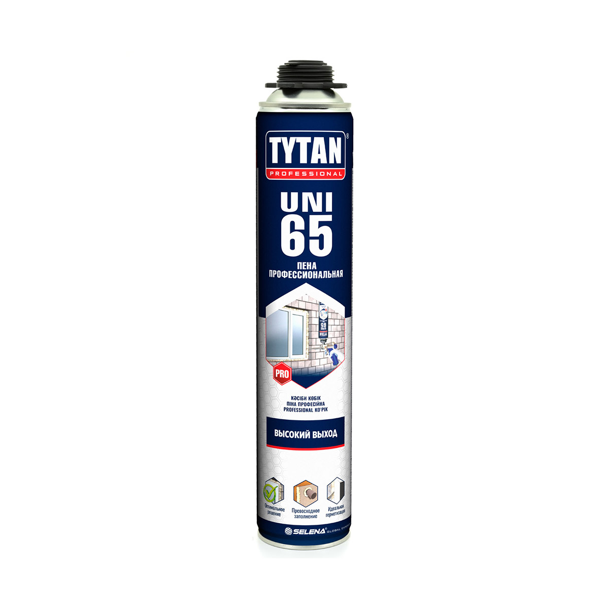 Пена монтажная проф. "Tytan" Professional 65 UNI 750 мл