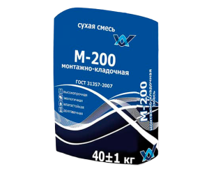 Смесь монтажно-кладочная М-200 ( 40 кг.)