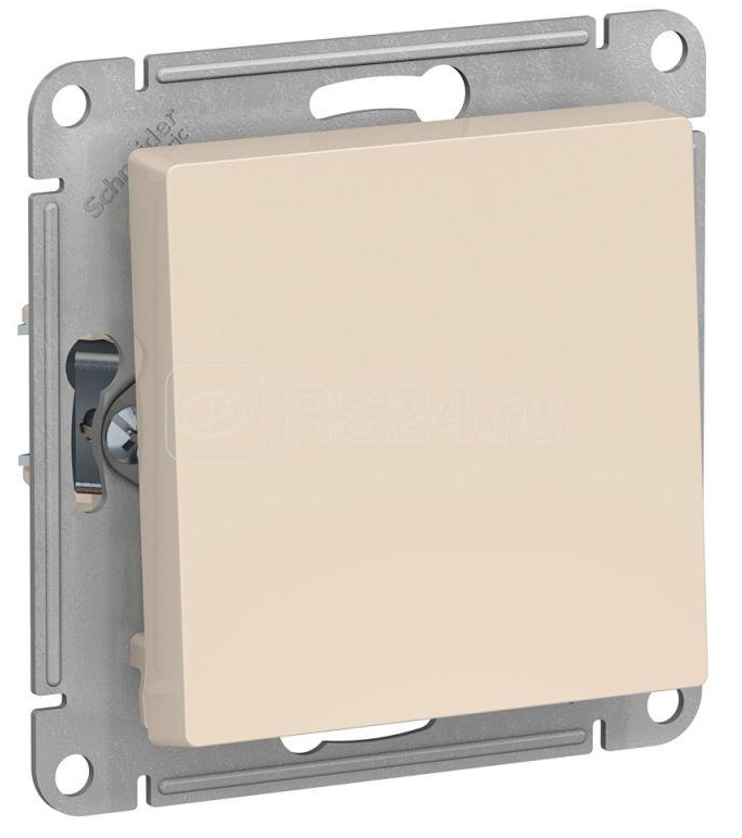 Механизм выключателя СП SYSTEME ELECTRIC Atlas Design 1-кл 10А IP20 бежевый