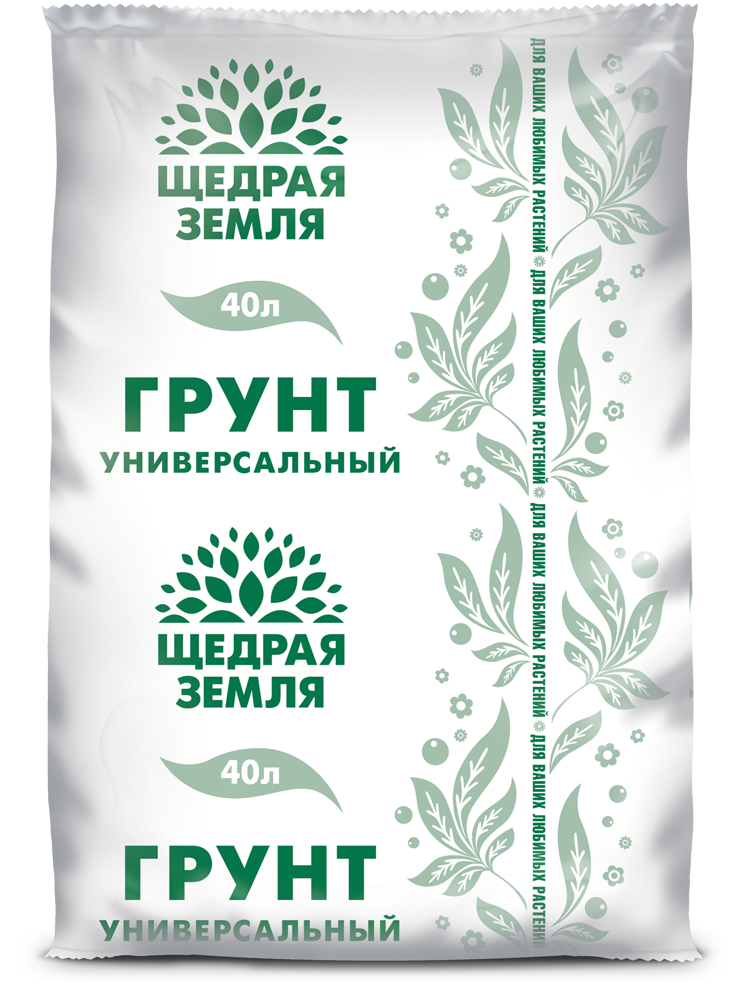 Грунт универсальный Щедрая земля 40л