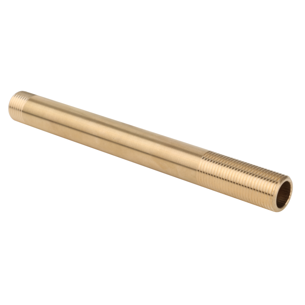 Сгон НР-НР латунный с резьбой, 1/2" х 200, Gappo G1223.04200 (арт. произв.: G1223.04200)