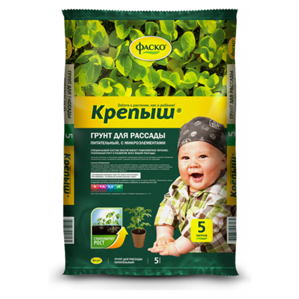 Грунт для рассады Фаско Крепыш  5л