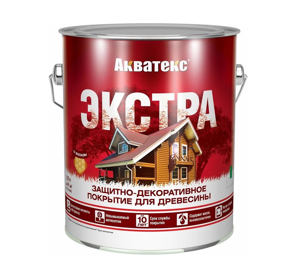 Пропитка "Акватекс" Экстра бесцветный 2.7 л