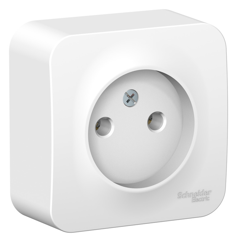 Розетка ОП SYSTEME ELECTRIC Blanca 1-м 16А IP20 б/з,без шторок, белый