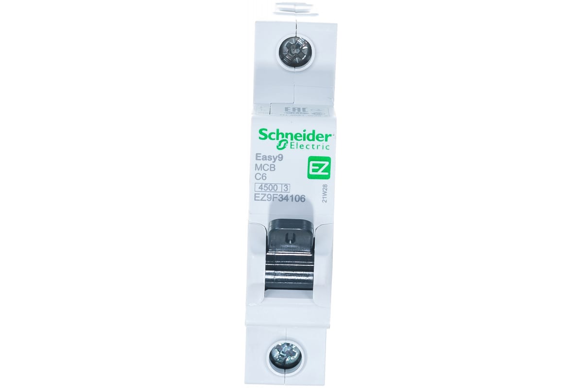Выключатель автоматический SYSTEME ELECTRIC Easy 1п 6А С IP20 4,5кА