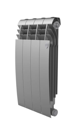 Радиатор Royal Thermo BiLiner биметалл 500 /Silver Satin - 4 секц. 640Вт серебристый