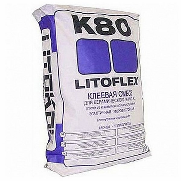 Клей для плитки "LITOKOL" К80 (25 кг) 54 шт/пал