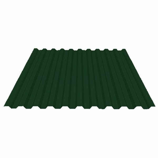 Профнастил  С21 RAL6005 Зеленый 1051 х 2000 х 0,4 мм