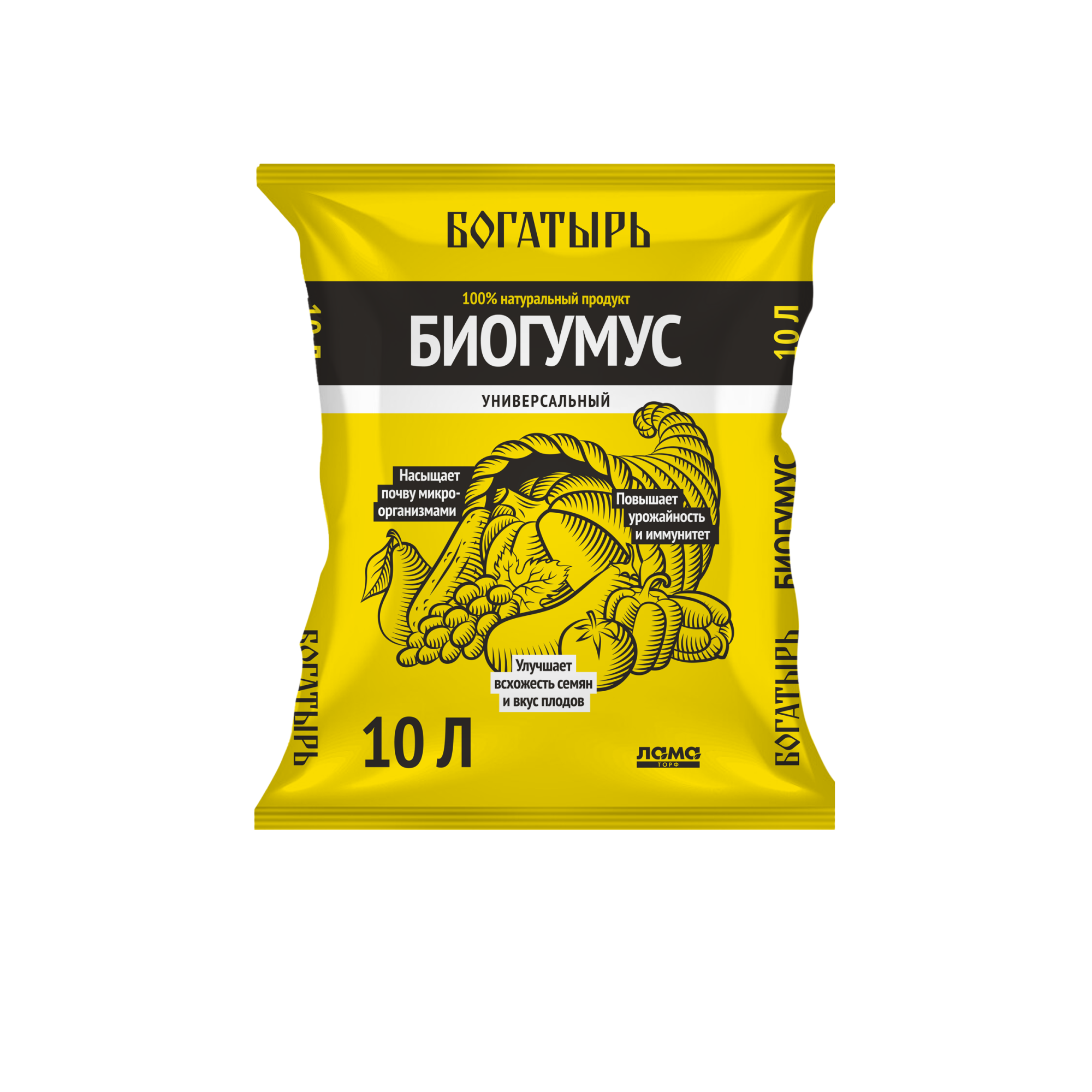 Биогумус Богатырь 10 л