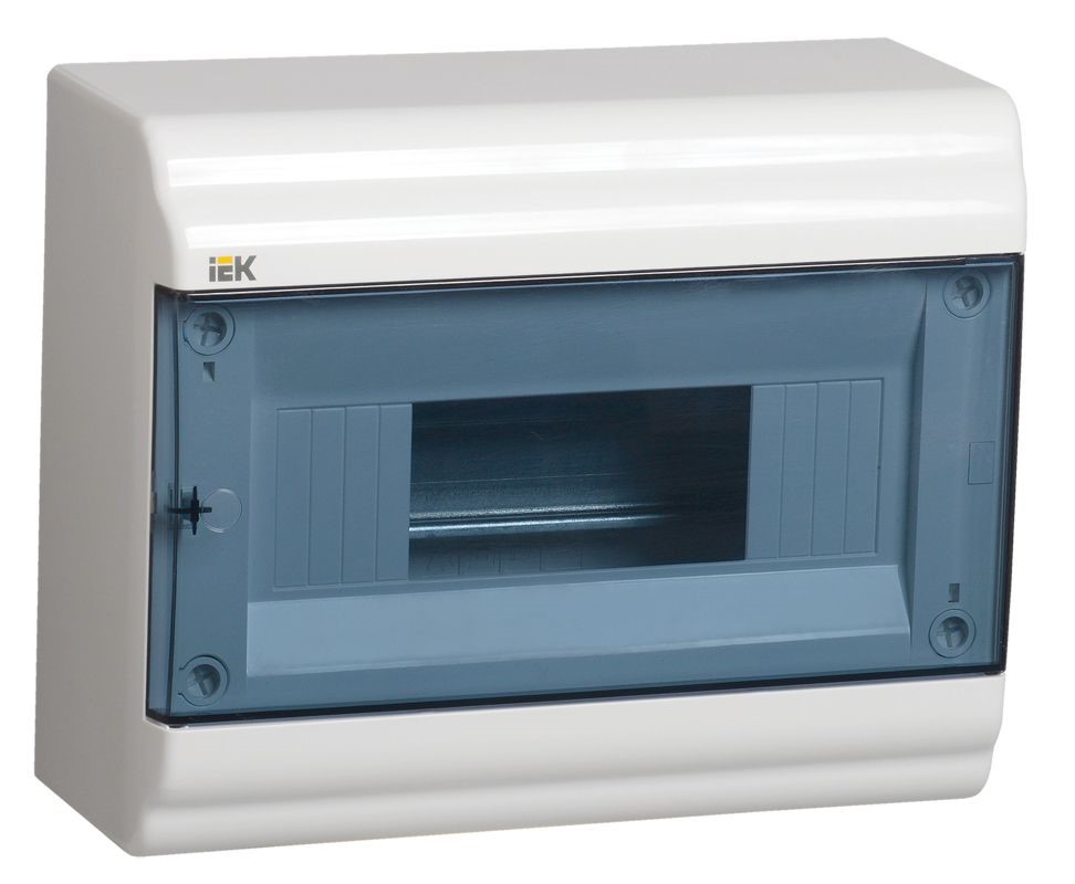 Бокс "ИЭК" PRIME ЩРн-П-12 IP41 навесной пластик. прозр. дверь