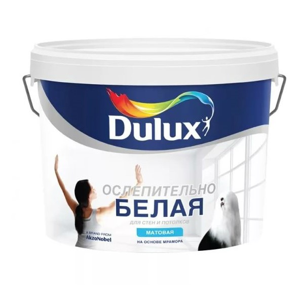 Краска "Dulux" 3D White матовая 2.5 л