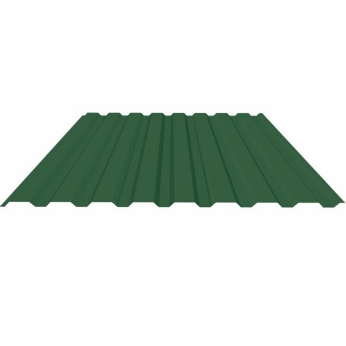 Профнастил С20 RAL 6005 Зеленый 1150 х 2000 х 0,35 мм