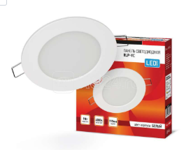 Светильник встраиваемый IN HOME RLP-VC 9Вт IP40 4000К металл/пластик,белый