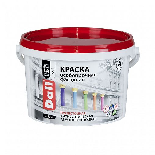 Краска "Dali" фасадная База А 2,5 л