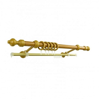 Карниз "Эконом" ?28 мм с U-шиной 3 м ясень