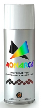 Грунт аэрозольный "Monarca" белый